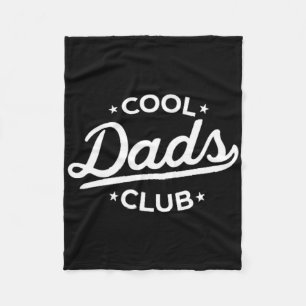 Mannen Retro Cool Dads Club Funny Dad Pocket Fathe Fleece Deken