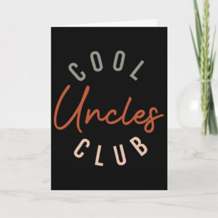 Mannen Retro Cool Ooms Club Grappige Oom Zak Vet Kaart