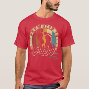 Mannen Retro die voor het eerst in Pappy Est 2023 T-shirt
