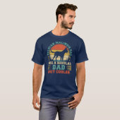 Mannen Retro Dog Funny Belgium Malinois Dad T-shirt (Voorkant volledig)