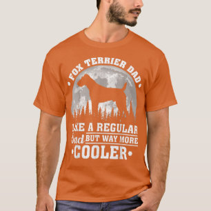 Mannen Retro Dog Funny for Terrier Vader T-shirt