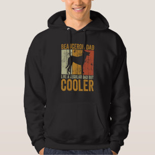 Mannen retro Fathers Day Beauceron Dad Dog Owner Hoodie