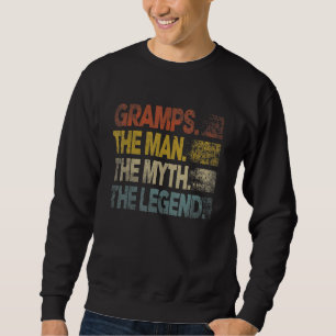 Mannen Retro Gramps Man Myth Legend Vintage Vader' Trui