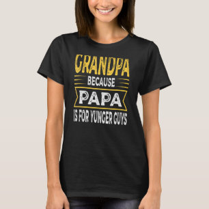 Mannen Retro Grandfather Grandpas Idea for Proud G T-shirt