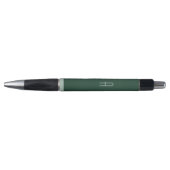 Mannen Retro Groene Monogram Schrijfpen Cadeau Pen (Voorkant)