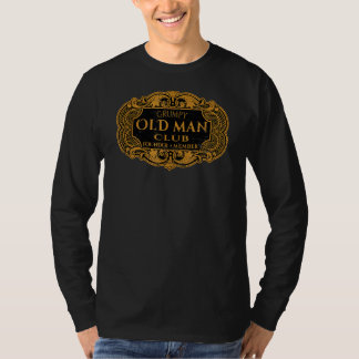 Mannen Retro Grumpy Old Man Club T-shirt