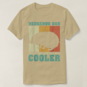 Mannen  retro hedelpap als gewone vader t-shirt (Design voorkant)