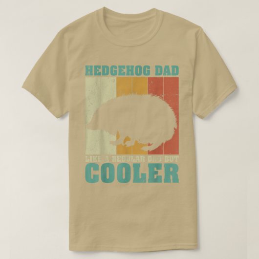 Mannen  retro hedelpap als gewone vader t-shirt (Design voorkant)