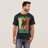 Mannen Retro Judo vader houdt van een gewone pap T-shirt (Voorkant volledig)