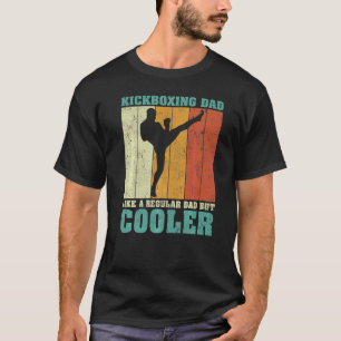 Mannen Retro Kickboxing pa als een gewone D T-shirt