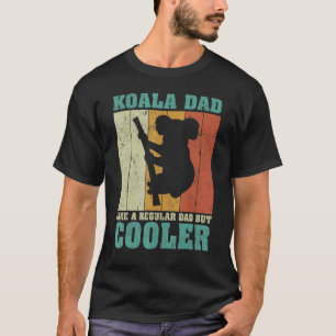 Mannen  Retro Koala vader als een gewone vader. T-shirt