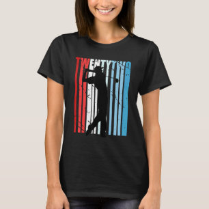 Mannen Retro Mannen 22e Golf Birthday Player Vinta T-shirt