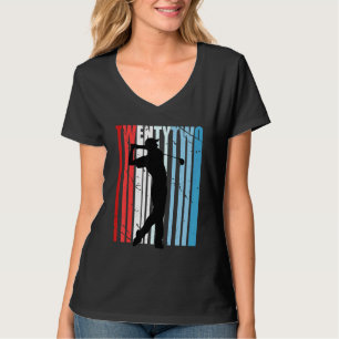 Mannen Retro Mannen 22e Golf Birthday Player Vinta T-shirt