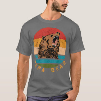 Mannen Retro Papa Beer T-shirt