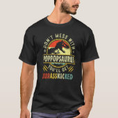 Mannen  Retro Pop Popsaurus Dinosaur Rex Fath T-shirt (Voorkant)