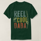 Mannen Retro  Reel Cool Dada Vist vaders T-shirt (Design voorkant)