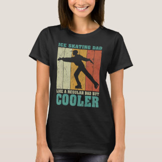 Mannen  retro schaatsen vader als een gewone t-shirt