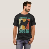 Mannen  retro Schipperke pap als een gewone D T-shirt (Voorkant volledig)