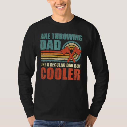 Mannen Retro Style Ax die pap's T-shirt (Voorkant)