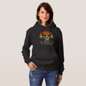 Mannen Retro Style Best Greyhound Pap Ever Vader's Hoodie (Voorkant volledig)