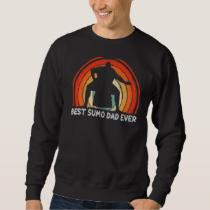 Mannen Retro Style Beste Sumo vader ooit vader Trui