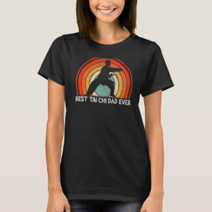 Mannen Retro Style Beste Tai Chi Pap Oog Vet T-shirt