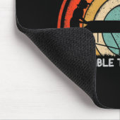 Mannen Retro Style  Beste Tennis Pap Eve Muismat (Hoek)