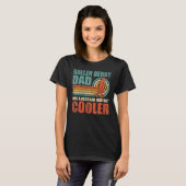 Mannen Retro Style  Roller Derby Pap Vader T-shirt (Voorkant volledig)