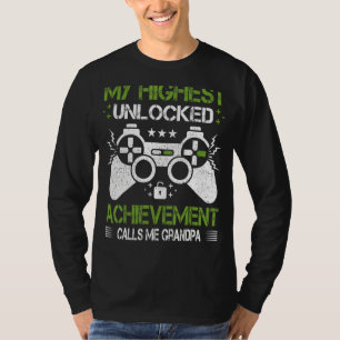 Mannen Retro Style Video Game Gamer opa Vader" T-shirt
