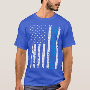 Mannen retro US Best Grandpa 14 juli vader T-shirt