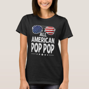 Mannen Retro Vaderdag familie Alle Amerikaanse Pop T-shirt