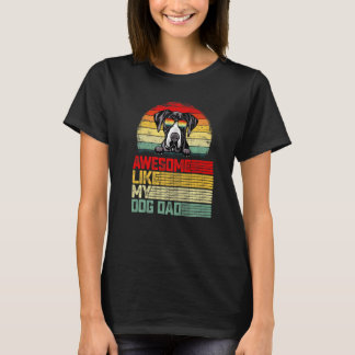 Mannen Retro Vintage Geweldig Zoals Mijn Dane Hond T-shirt