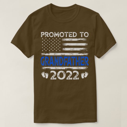 Mannen retroflector naar grootvader 2022 Vlag F va T-shirt (Design voorkant)