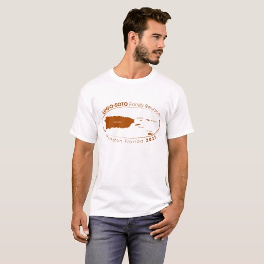 Mannen Reunion T-Shirt (Voorkant volledig)