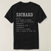 Mannen Richard Name T-shirt (Design voorkant)