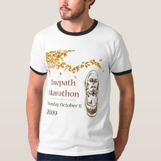 Mannen Ringer T-shirt (Voorkant)