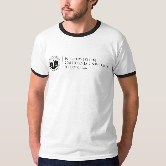 Mannen Ringer T-Shirt (Voorkant)