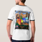 Mannen Ringer T-Shirt (Achterkant)