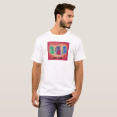 Mannen Ringer T - shirt - Jazz Cats (Voorkant volledig)