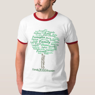 Mannen ringert-shirt t-shirt