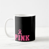 Mannen Rock Roze Borstkanker Bewustzijn Koffiemok (Links)