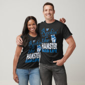 Mannen Rockin De Hamster Papa Leven Vaders Dag T-shirt (Unisex)