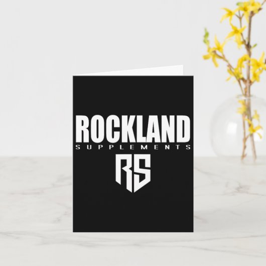 Mannen Rockland Supplementen Gym Fitness Workout B Kaart (Gele Bloem)