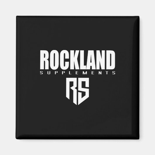 Mannen Rockland Supplementen Gym Fitness Workout B Magneet (Voorkant)