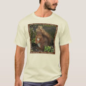 Mannen rode eekhoorn Organic T Shirt (Voorkant)