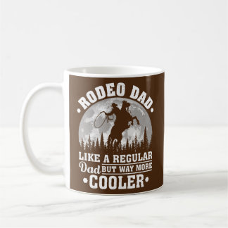Mannen Rodeo vader als een gewone pap Funny Rodeo Koffiemok