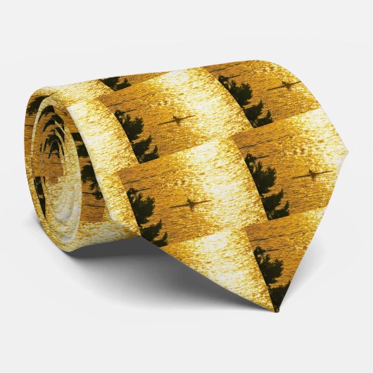 Mannen roeien stropdas (Opgerold)