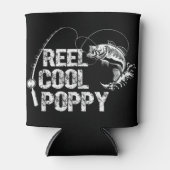 Mannen roekvormig blaasontwerp met vis en Vist Blikjeskoeler (Voorkant)