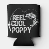 Mannen roekvormig blaasontwerp met vis en Vist Blikjeskoeler (Achterkant)