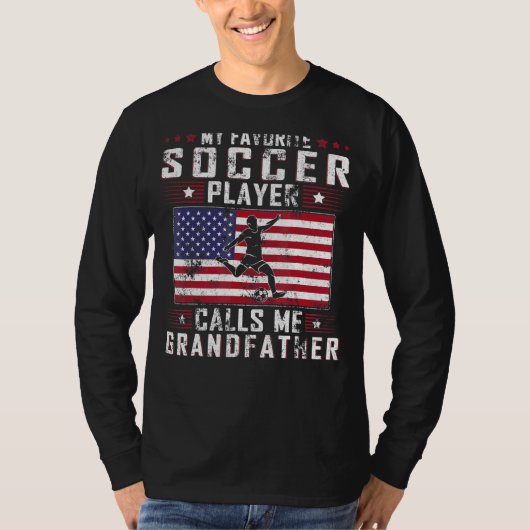 Mannen roept mijn favoriete voetballer me op t-shirt (Voorkant)